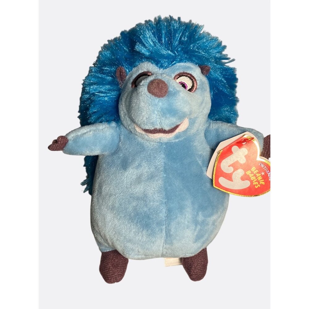 Ty Beanie Babies Ferdinand Cuatro Plush Hedgehog 2017 Blue With Tags Collectible